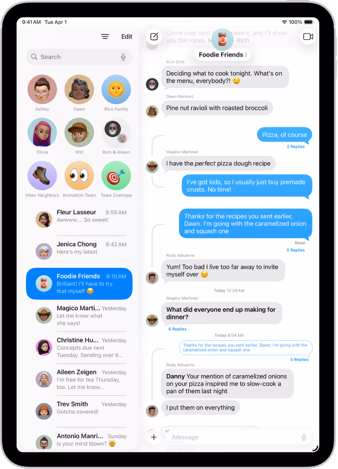 One agent answering across several messaging surfaces
